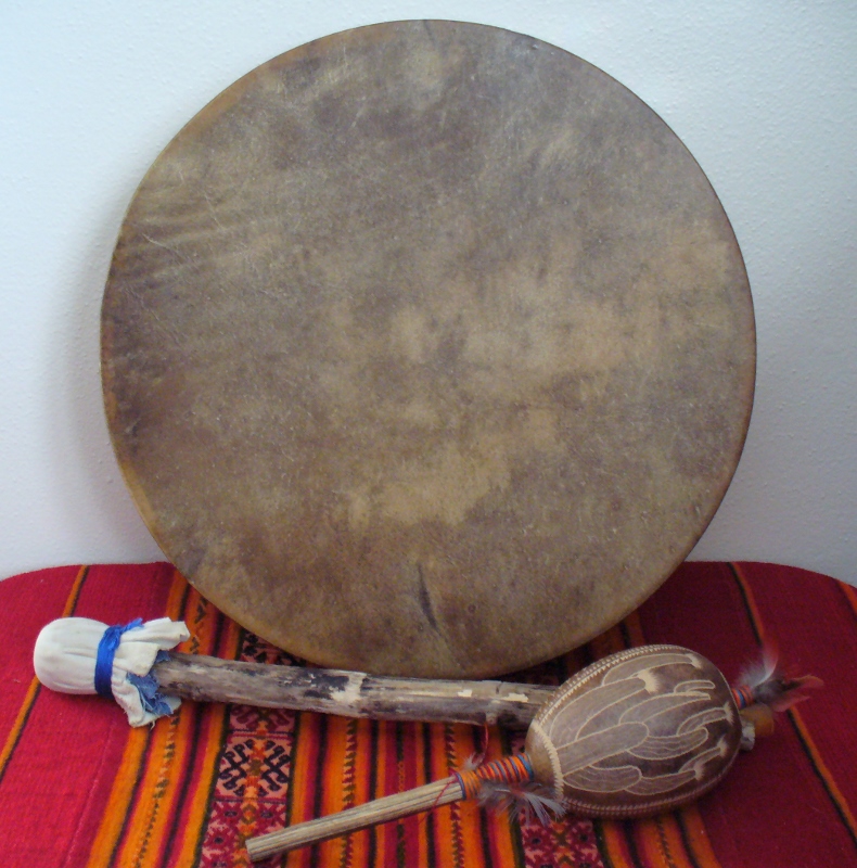 Drum and rattle - Calleen Bohl - Loving Light Healing (790x800)